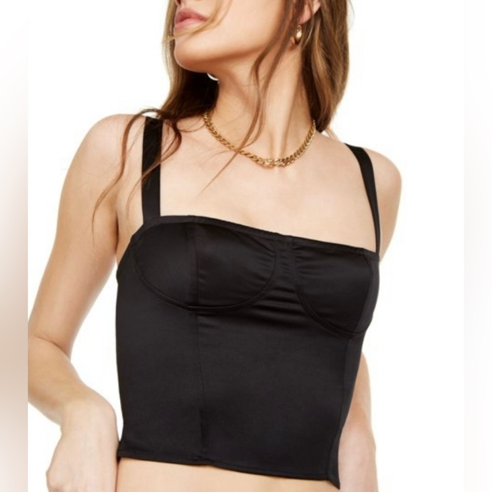 Danielle Bernstein Satin Corset Top